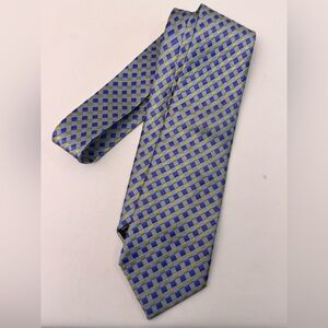 Talbots Blue and Green Checkered Kids Tie